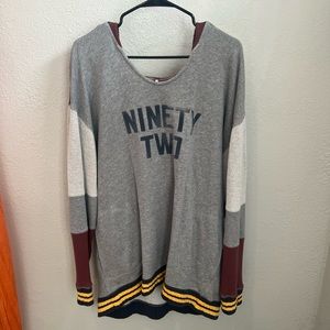 Free People slouchy hoodie. Size medium (runs large)